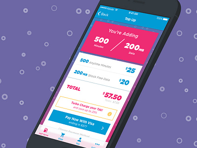 Koodo Topup checkout dailyui koodo phone plan sketch visa