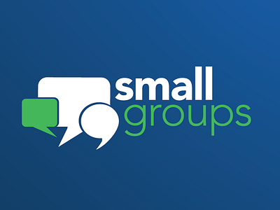 Small Groups communication group logo small groups talking