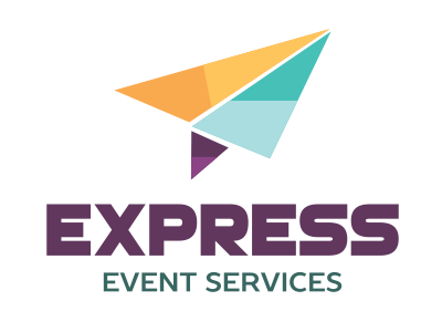 Express Event Services airplane express fast flight paper airplane purple