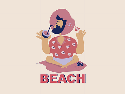 beach illustration