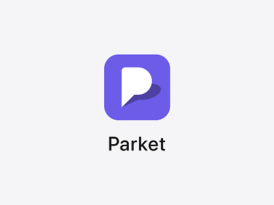 Parket app Icon application icon logo p parking pink place shadow
