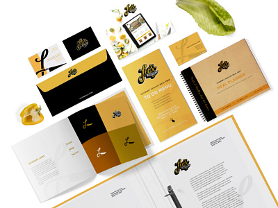 Leo's Meals Rebrand branding brandstyleguide design health layoutdesign mealprep rebrand socialmedia stationery wellness wellnessagency wellnessbrand