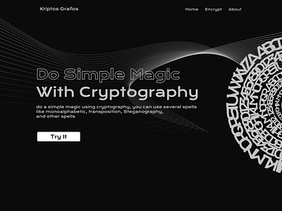 Kriptos Grafos : Web for encrypt and decrypt Messages