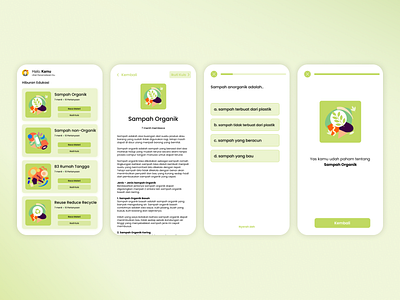 Interactive Quiz Mobile App design ui ux