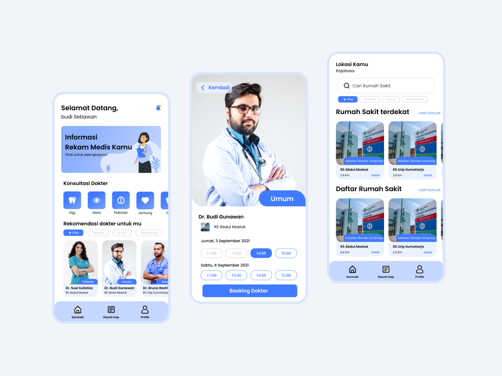 Medical Consultation Mobile App by fajari bagas on Dribbble