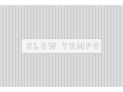 Slow Tempo font font design type design typeface