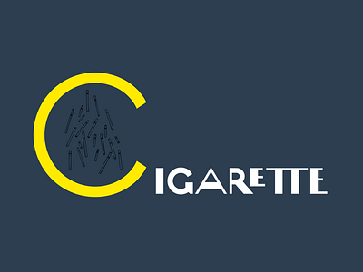 Cigarette font font design opentype type design typeface