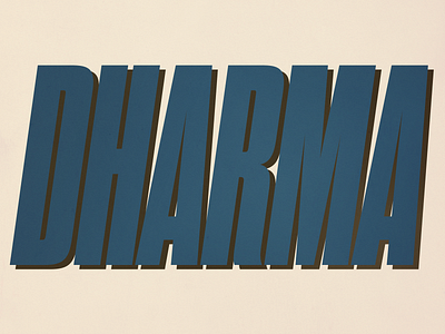 Dharma Gothic font font design type type design typeface