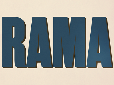 Rama Gothic font font design type type design typeface woodtype