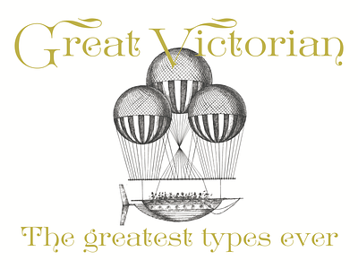 Great Victorian font font design free type type design typeface