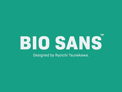 Bio Sans font font design type type design typeface