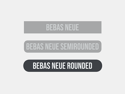 Bebas Neue Rounded