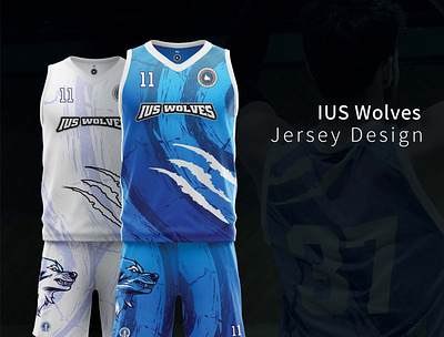 IUS Wolves Jersey Design - International University of Sarajevo 2022 design trends 2d adobe photoshop basketball basketball jersey design behance creative design dribble graphic design illustration jersey jersey design nba sports thedesigntip typography