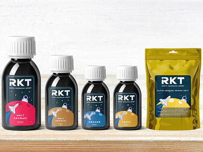 RKT Aroma Liquid Series - Logo and Product Design