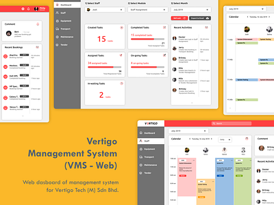 Vertigo Management System (VWS - Web Dashboard) app design figma flat minimal mobile mobile app mobile app design mobile design mobile ui ui ui ux ui design uidesign uiuix uiux ux ux ui ux design uxdesign