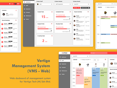 Vertigo Management System (VWS - Web Dashboard)