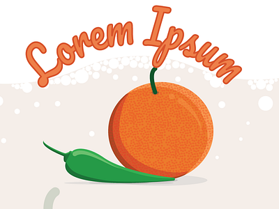 Orange and Chili illustration