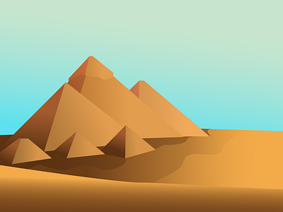 Pyramid of Gaza by Hasson Raza on Dribbble