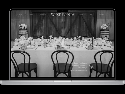 Wedding Event Planning - Web Design brand creation brand identity couple design event planning modeling photography photoshoot studio visual identity web design website wedding