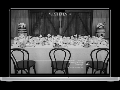 Wedding Event Planning - Web Design