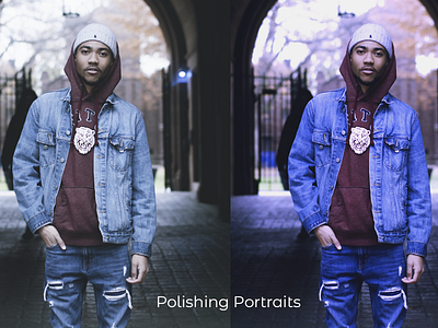 Challenge #1 Polishing Portraits - Photoshop Daily Challenge adobe adobe photoshop art behance challenge colour design fotografia gradients photography