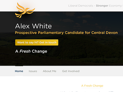 Alex White PPC for Central Devon