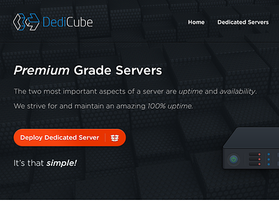 DediCube design development hosting