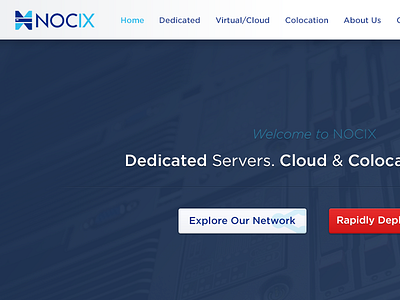 NOCIX Redesign design development hosting responsive