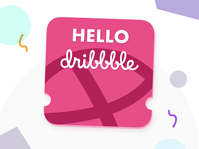 Hey Dribbble! debut debut shot debutshot design dribbble hello hellodribbble invite