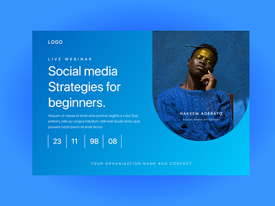 Social Media strategies for beginners - Webinar Template