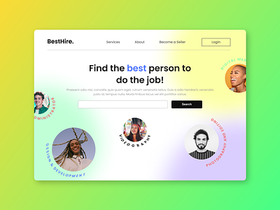 BestHire. - Online marketplace for freelancers (template)