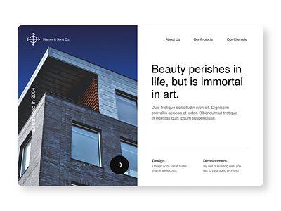 Warner & Sons Co. - Architecture Website Template