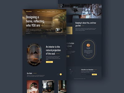 AndersonDesign - Interior Designer Company Portfolio Template branding creative design design portfolio website portfolio web design ui user experience user interface ux web design website website design