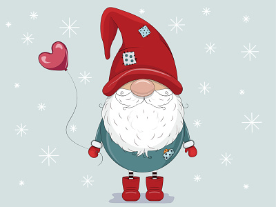 Christmas dwarf adobe adobe illustrator art art direction artist artwork character christmas christmas card christmastime design illustration love merrychristmas santaclaus ui vector winter xmas