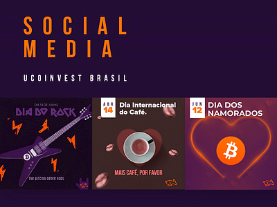 SOCIAL MEDIA - UCOINVEST agency arte cripto crypto design facebook instagram redes sociais social media twitter