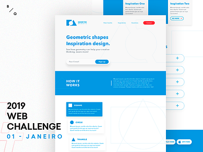 #2019WebChallenge - Projeto 1 2019webchallenge challenge design interface landing page portfolio prototype ui ux we design website xd