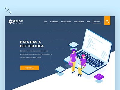 Arlov  - Landing Page