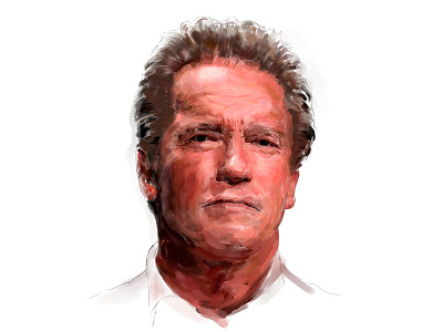 Arnold S. arnold schwarzeneger digital portrait intuos wacom