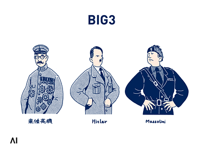 BIG3 illustration print
