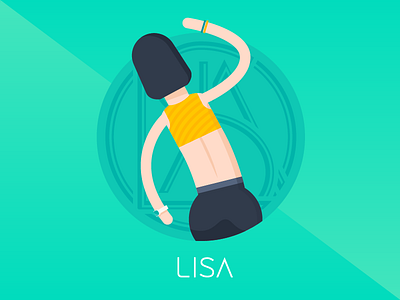 Lisa icon app graphic illustration ui