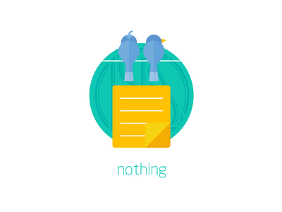 Nothing engraving graphic icon illustration logo