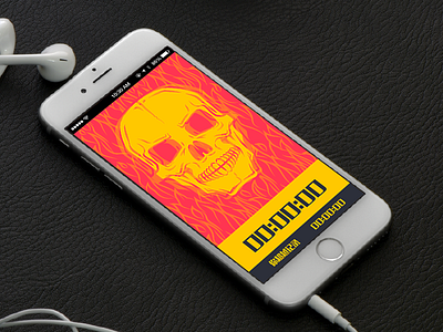 Tony Plank app design graphic illustration plank skeleton web