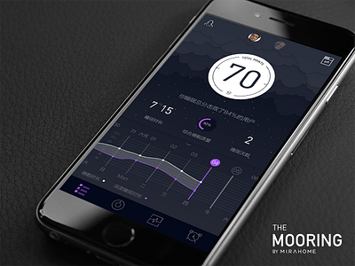 Mooring G app badge flat graphic icon illustration logo mooring sleep ui ux web