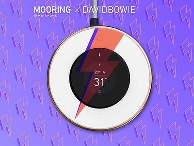 Mooring Illustration app badge bowie flat graphic illustration mooring product sleep ui ux