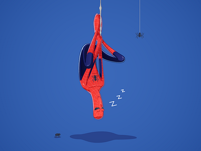Superherosleep spiderman avengers dc fly graphic illustration marvel mooring print sleep spiderman superhero x men