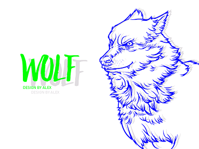 Illustration wolf