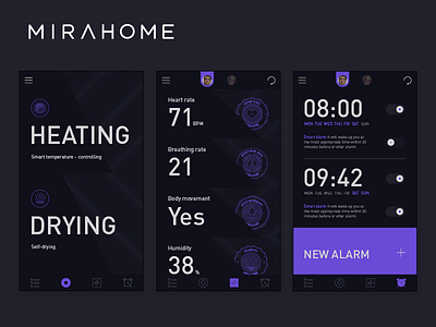 Mirahome Ui2.0 app badge branding design graphic icon illustration logo ui ux