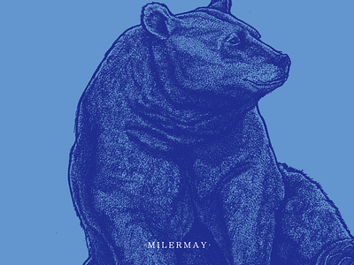 Milermay G 04 badge bear bird branding design graphic icon illustration logo print rice sketch