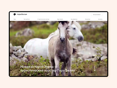 Web app - "Gora Belaya" app branding design development dribbble hello dribbble hello dribble inspiration logo ui ux web web app web design