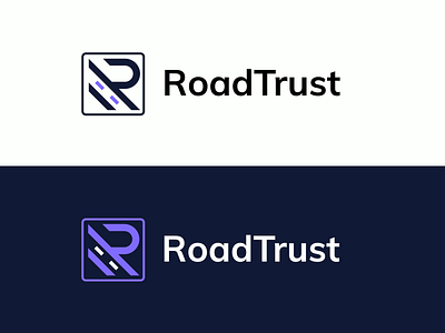 RoadTrust concept branding design identity logo logo concept vector